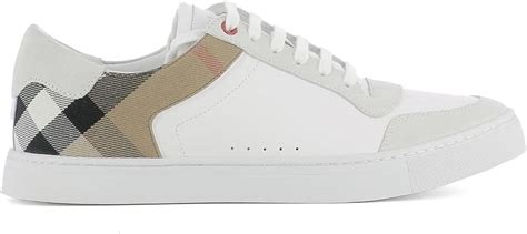 all white burberry shoes|white burberry sneakers.